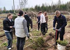 Получат опыт и зарплату. В Ошмянском районе приступил к работе студенческий отряд «Новое поколение» имени ветерана Великой  Отечественной войны Михаила Григоровича
