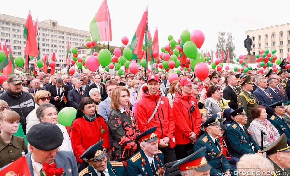 В Гродно прошел торжественный митинг, посвященный Дню Победы
