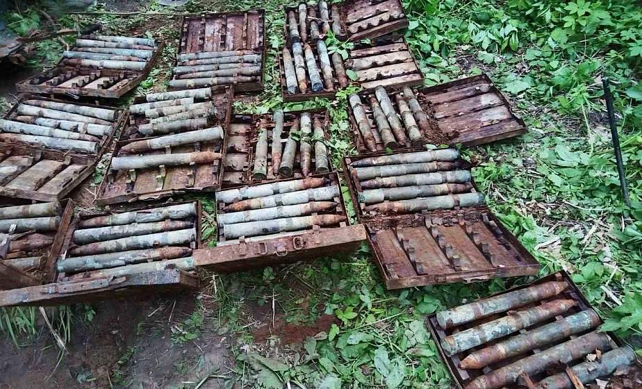 В Лидском и Волковысском районах обнаружены артиллерийские снаряды времён Великой Отечественной войны