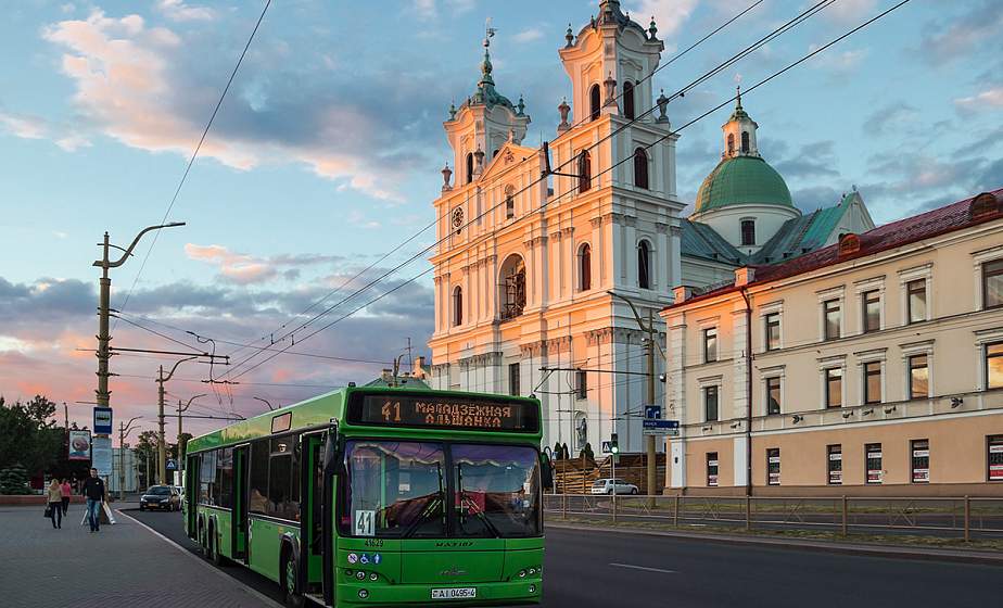 В Гродно временно изменится маршрут автобуса №14