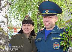 История любви работников областного управления МЧС Сергея и Екатерины Леоновых