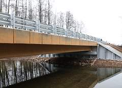 Новый мост в Гродненском районе открыт на месте разрушенного ливнями