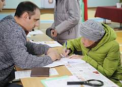 100-летняя жительница Гродно Нина Шиманковская приняла участие в выборах Президента Беларуси досрочно