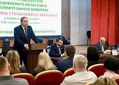 «Забота о гражданах – приоритет политики белорусского государства». Владимир Караник посетил «Гродненский мясокомбинат» и пообщался с коллективом