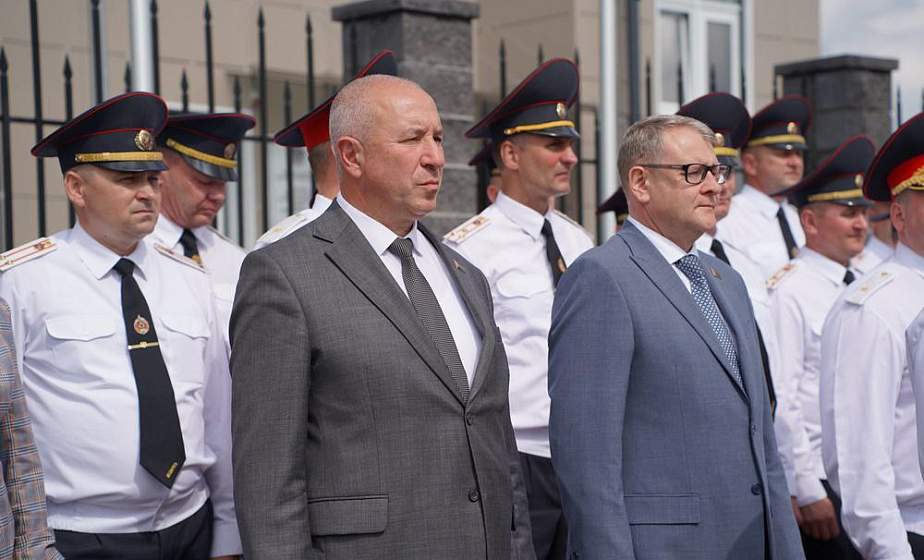 В Островце торжественно открыли новое здание Департамента охраны МВД