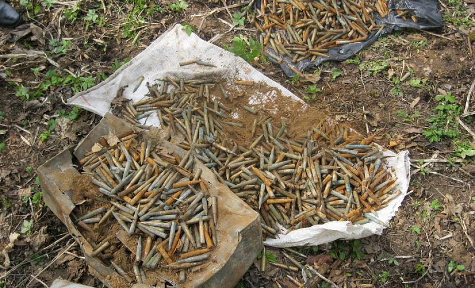 Более 4 тысяч патронов передали пограничники сотрудникам Ошмянского РОВД