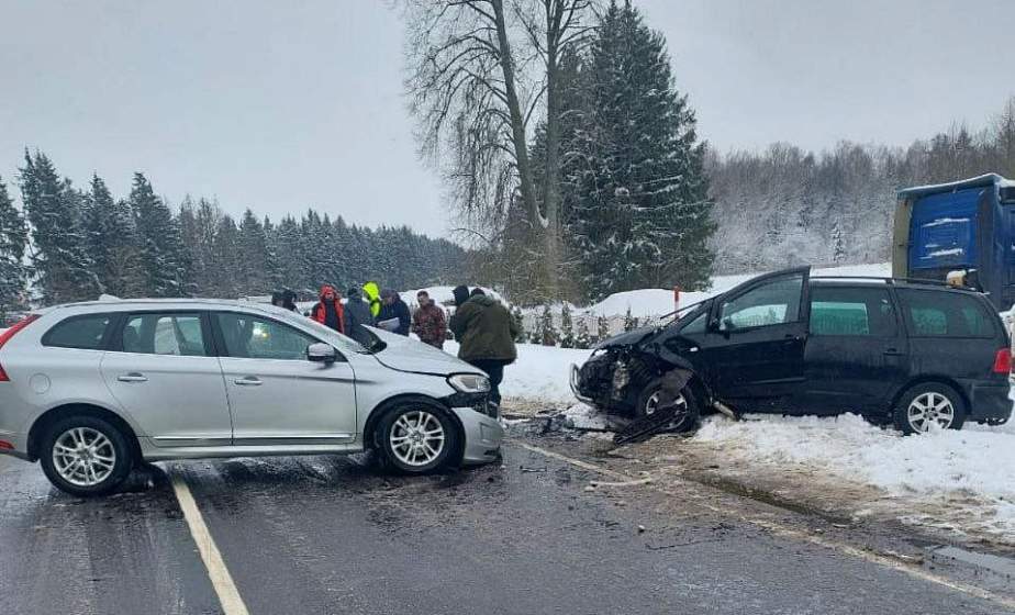 В Вороновском районе столкнулись два автомобиля