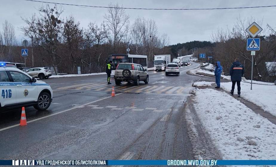 ДТП с участием пешехода произошло в Гродно
