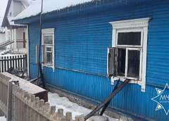 Слонимчанин спас соседа из горящего дома