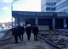Председатель Комитета госконтроля Республики Беларусь Василий Герасимов ознакомился с ходом строительства новой клинической больницы в Гродно и работой нескольких сельхозпредприятий региона