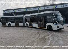 В Гродно скоро появятся новые троллейбусы-«гармошки»