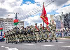 Как бойцы войсковой части 5522 оберегают спокойствие гродненцев