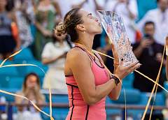 Арина Соболенко во второй раз выиграла турнир WTA-1000 в Майами