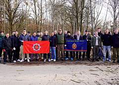 Гродненская милиция приняла участие в благоустройстве строящейся больницы