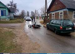 В Ошмянском районе пострадал мотоциклист