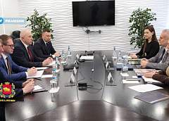 Юрий Караев провел рабочую встречу с Почетным Консулом Республики Сербия в Республике Беларусь Живорадом Смильковичем
