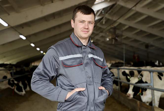Вот это карьерный успех! Молодой ветеринар Иван Попитич за два года стал главным ветврачом в большом хозяйстве Щучинского района