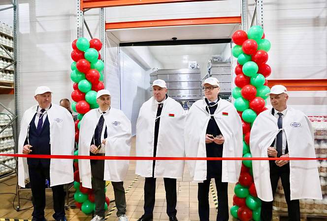 В Щучине открыли новый цех по производству моцареллы