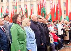 В Гродно прошел торжественный митинг, посвященный Дню Победы