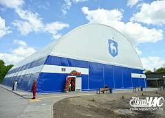 В Волковыске открыли крытый мини-футбольный манеж