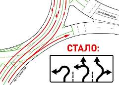 В Гродно меняется движение на кольце Космонавтов