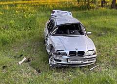 В Волковысском районе опрокинулось авто. Водитель скончался