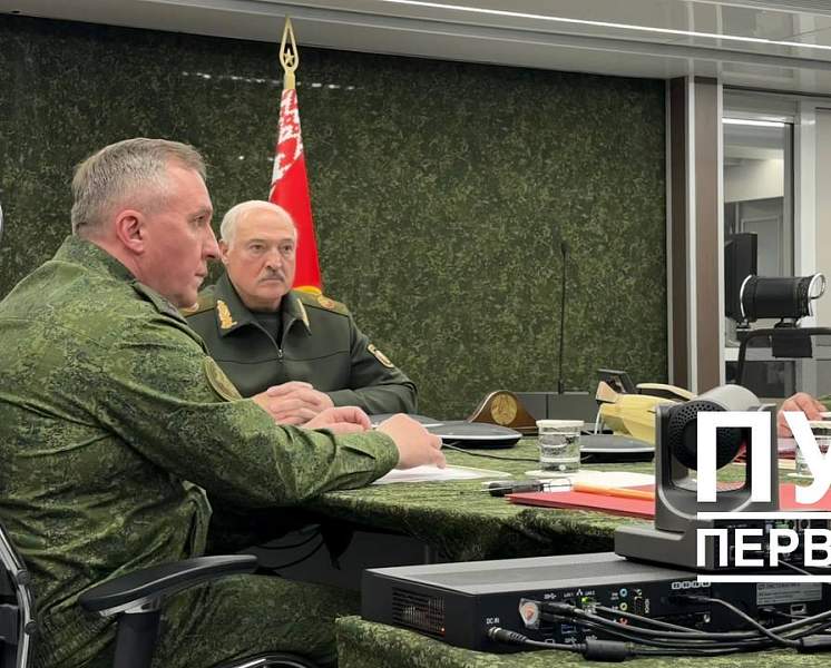 Александр Лукашенко и Владимир Путин связались по ВКС в ходе совместной тренировки ядерных сил