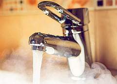 В Гродно на неделю раньше включили горячую воду
