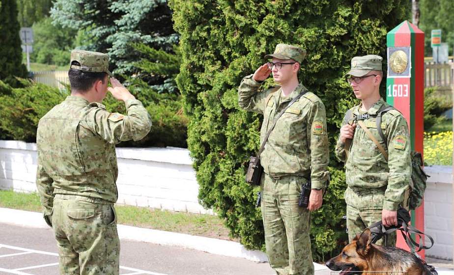 Поздравление председателя Гродненского облисполкома Юрия Караева с Днем пограничника