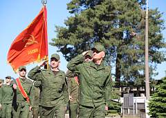 Военные инженеры Гродно торжественно начали второе учебное полугодие
