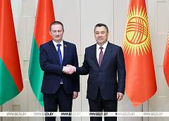 Премьер-министр Беларуси встретился с президентом Кыргызстана