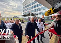 Александр Лукашенко торжественно открыл Гродненскую областную клиническую больницу