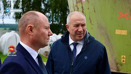Состояние ферм Ошмянского района изучил губернатор