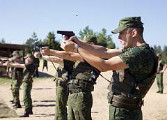 Военнообязанные Гродненской области проходят мобилизационное учение на полигоне