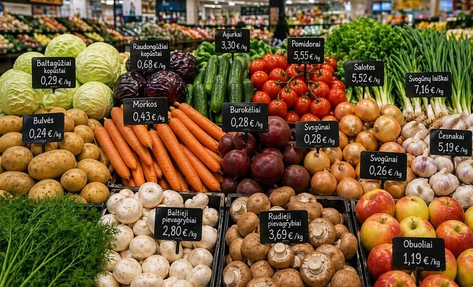 ЦЕНЫ НА ПРОДУКТЫ И ОВОЩИ В СОСЕДНЕЙ ЛИТВЕ В 2026 ГОДУ ЗНАЧИТЕЛЬНО ВЫРОСЛИ