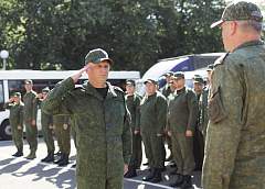 В Гродно торжественно проводили участников мобилизационного учения