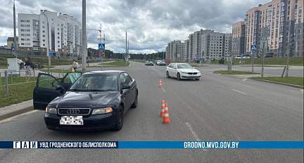 В Гродно водитель совершила наезд на подростка на велосипеде