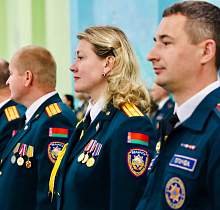 В Гродно наградили лучших спасателей ко Дню пожарной службы