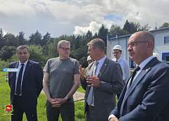 Константин Бурак посетил с рабочей поездкой Лидский район