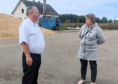 Председатель КГК Василий Герасимов посетил хозяйства Гродненщины
