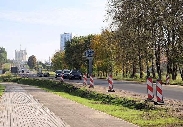 В Гродно участок дороги на Коробчицы закроют на две недели 