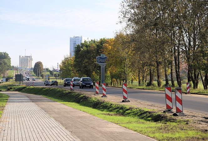 В Гродно участок дороги на Коробчицы закроют на две недели 