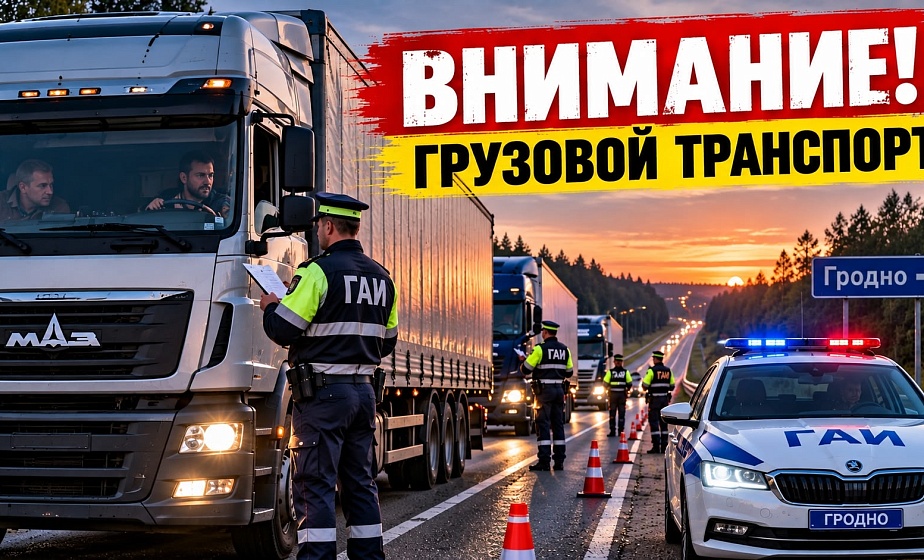 ГАИ Гродненщины усиливает контроль за грузоперевозками