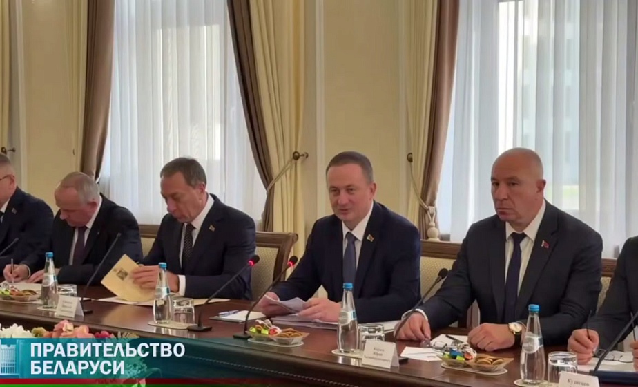 Председатель Гродненского облисполкома Юрий Караев участвует в переговорах премьер-министров Беларуси и Казахстана в Минске