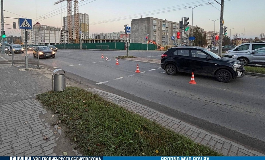 В Гродно на пешеходном переходе сбили пожилую женщину