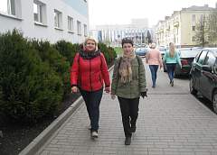 Сотрудники Гродненской центральной городской поликлиники реализуют проект «Пешком на работу»