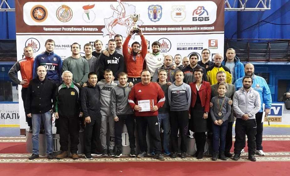 Спортсмены Гродненщины выиграли национальный чемпионат Беларуси по вольной борьбе