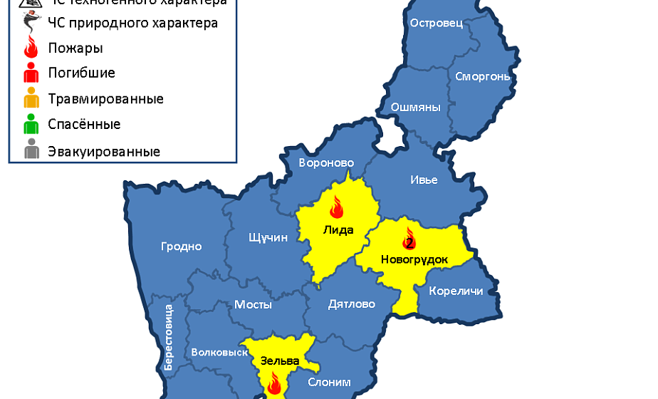 За прошедшие сутки на Гродненщине горели баня, жилой дом и  хозпостройки