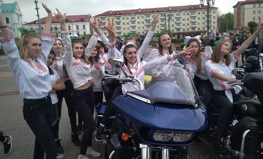 В центре Гродно прошел флешмоб