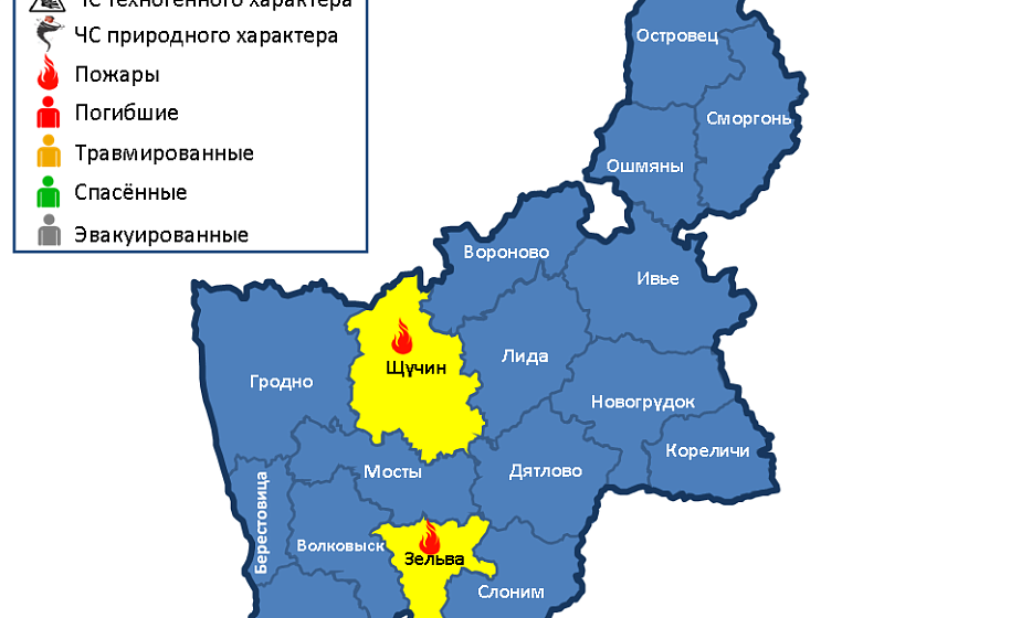 Молния стала причиной пожара в Щучинском районе